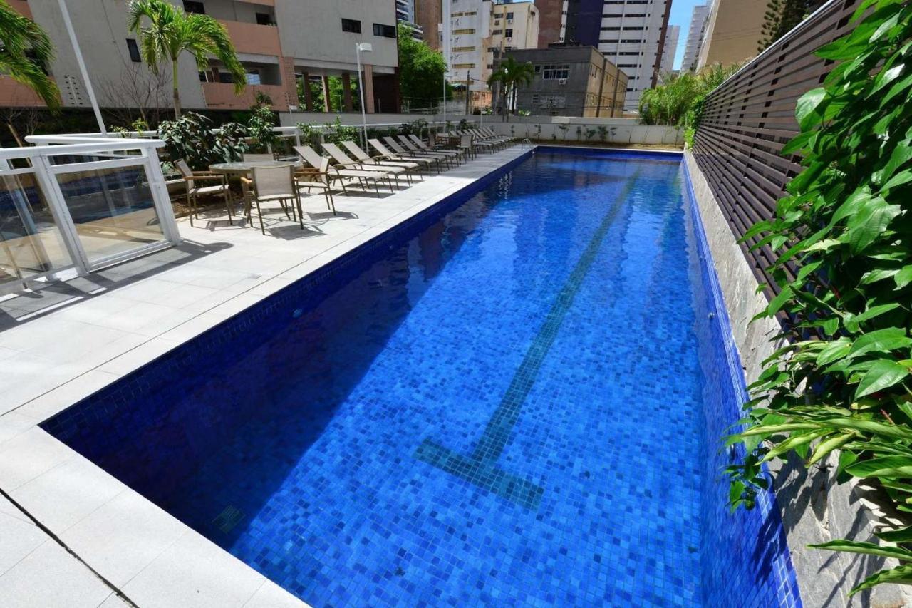 Апартаменти Flat No Mais Novo Edificio Conceito Com Linda Vista Mar !!! Форталеза Екстер'єр фото